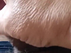 아메리카인, 약간 뚱뚱한, 사정 샷, 핸드잡, 혼자