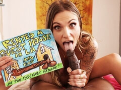 Stor stjärt, Stor kuk, Stora tuttar, Avsugning, Brunett, Doggystyle, Mellanrasig, Mager