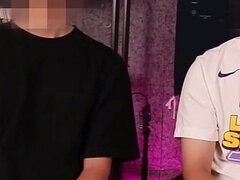 Asiatisch, Schwul, Handjob, Masturbation, Dürr