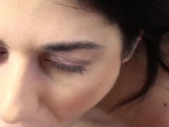 Amateur, Mamada, Morena, Cfnm, Semen en la boca, Madres para coger, Pov