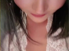 素人, アジア人, デカパイ, 茶髪の, 自家製, 淫乱熟女, 一人, 妻