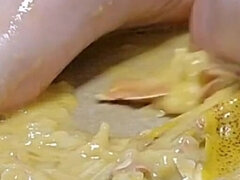Smashing Your Cock and Balls, Food Squishing