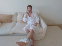 미인, 큰 음경, 금발의, 오랄섹스, 도기스타일, Hd, 밀프, 조그마한