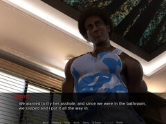 Tridimensionnel, Anal, Gros cul, Grosse bite, Éjaculation interne, Cocu, Jeux, Seins naturels