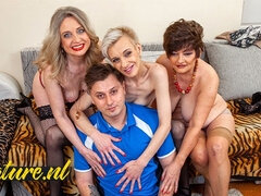 Sucer une bite, En levrette, Le plan cul à quatre, Mamie, Groupe, Hard, Léchez, Mère que j'aimerais baiser