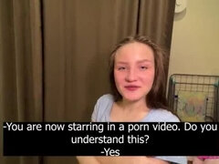 Grosse bite, Sucer une bite, Éjaculation interne, Fille, Queue, Monstre, Petite femme, Adolescente