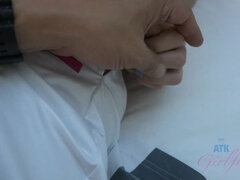 Blondynka, Obciąganie, Pirsing, Punkt widzenia, Cipka, Ogolona, Chudy, Cycki