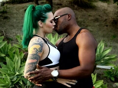 アナル, イく瞬間, チン, ハードコア, 異人種間, 下着