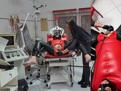 Mistress Luciana Dominates with Needles and Hardcore Anal Fuck in Latex Catsuit