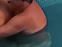 Pool Fight: Bear Chubby Vs Jobber - Naked
