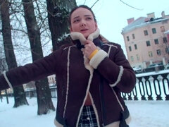 Na pejska, Evropské, Hd, Pigtails, Vyholené, Polykání, Teenka, Kozičky