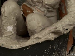 Blondýna, Brunetka, Ženský, Přírodní, Přírodní prsa, Softcore, Vlhká, Wrestling