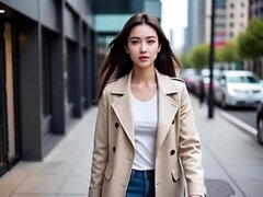 Azjatka, Tyłek, Niemowlę, Obciąganie, Brunetka, Styl na pieska, Hardcore, Hd