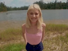 18, Blondin, Doggystyle, Hd, Utomhus, Porrstjärnor, Fitta, Tuttar