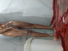 Fingern, Selbstgemacht, Indisch, Pissen, Dusche, Solo