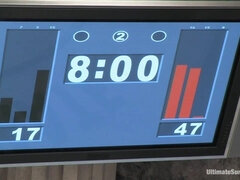 Bionda, Brunetta, Combattimento tra donne, Facesitting, Toccando, Umiliazione, Lesbica, Dildo indossabile