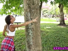 Exxxtra petite - smalltits black teen fellate