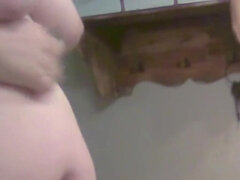 Mature Girlfriend getting Dressed Big Nipples