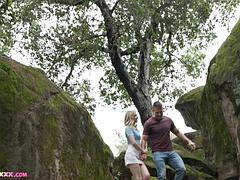 Rubia, Mamada, Corridas, Corridas faciales, Sexo duro, Estrella porno, Tetas