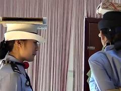 Asiático, Amarrada, Chino