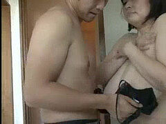 Asiatique, Couple, Japonaise, Mature