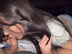 Fat cock blowjob, sexo oral, hot latina babe