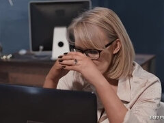 Stora tuttar, Blondin, Hd, Milf, Stockings, Tatuering