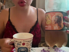 Amaterji, Rjavolaska, Food, Očala, Kuhinja, Zrela, Solo