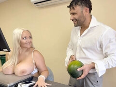 Bbw stor vacker kvinna, Stor stjärt, Stor kuk, Stora tuttar, Blondin, Doggystyle, Milf, Naturliga tuttar