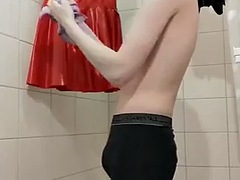 Amaterji, Transvestit, Nizozemski, Evropska, Gej, Spodnje perilo, Tuširanje, Koščena