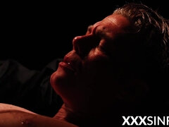 Babe, Stor pik, Pik sutte, Par, Sædskud, Erotik, Kvinde, Naturlige bryster