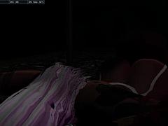 Thick GTA Female Character works her cheeks for me