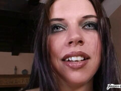 Anal, Stor pik, Brunette, Hundestilling, Naturlige bryster, Barberet, Mager, Teenager