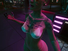 Video game, cyber punk, bare