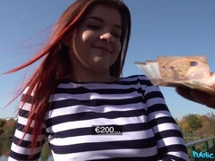 Amateur, Américain, Sucer une bite, Queue, De plein air, Pov, Public, Chatte