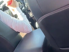 아마추어, 오랄섹스, 자동차, 커플, 사정 샷, 밀프, 빨간 머리, 문신