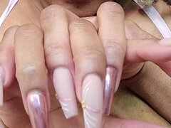 Do You Appreciate My Sexy Nails and Big Titties?
