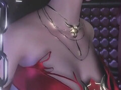 3D Horny Sexy Cosplay Model Have BDSM Sex with Huge Cock