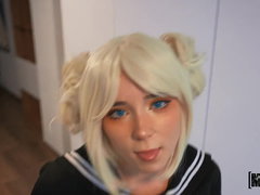 Sort, Blondine, Påklædt sex, Trusser, Rottehaler, Pov, Teenager, Uniform