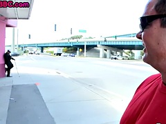 Black Bottom Doggystyled In The Ass After Sucking White Cock