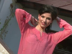 Braunhaarige, Tschechisch, Frau, Hd, Öffentlich, Schlampe, Solo, Titten