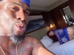 Anal, Morena, Interracial, Maduro, Puta, Chupando, Tetas, Mojado