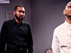 Tussi, Sadomasochismus, Schwarz, Fesselspiele, Schwarz, Füsse, Interrassisch, Flotter dreier