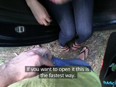 Public Agent - Tall Blond Decides Nailing A Stranger For Money Is Smart 1