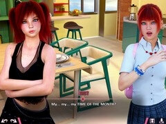 Let's dive into a POV porn game with some double homework fun