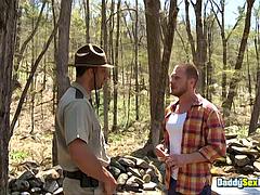 Tourist Gangbang In The Woods - Hans Berlin, Andrew Fitch, Max Sargent  Trevor Knight