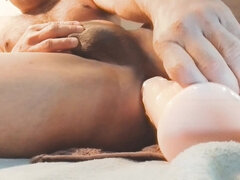 아마추어, 항문, 딜도, 수음, 혼자, 바이브레이터