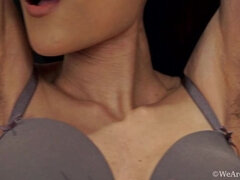 Morena, Peludoa, Lingerie, Masturbação