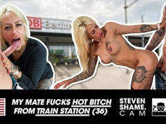 Amatør, Store pupper, Blond, Sperm skott, Ansiktssperm, Hd, Synsvinkel, Tattovering