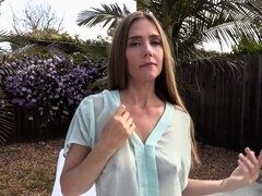 Incroyable, Blonde, En levrette, Doigter, Béant, Masturbation, De plein air, Adolescente